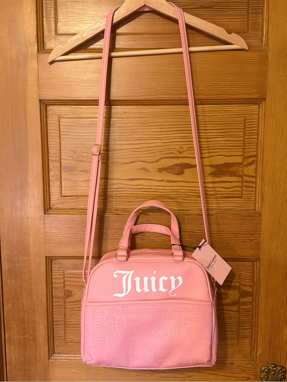Juicy Couture Pink Crossbody Satchel